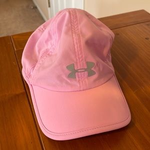 Womens fit pink Under Armour hat Velcro back